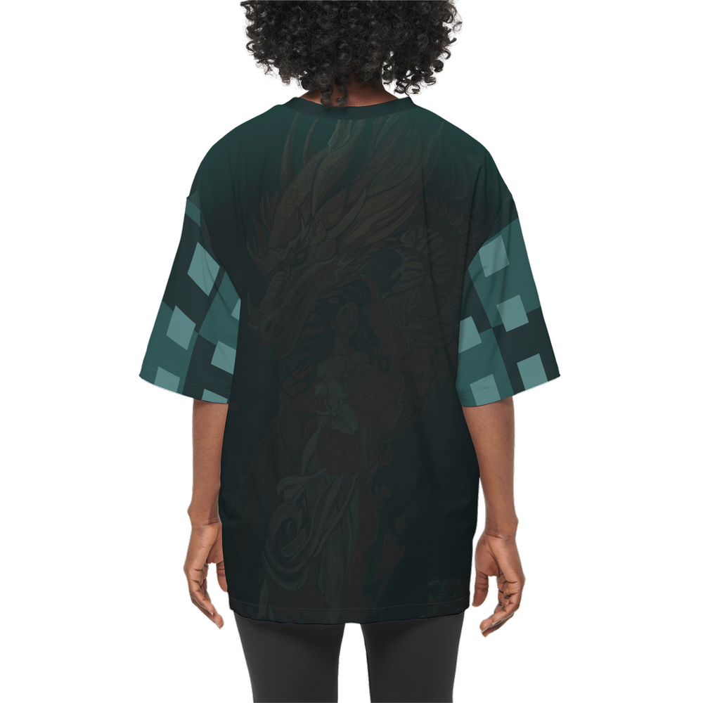 Dragon and the Girl Oversized T-Shirt