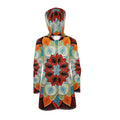 Brown Mandala Design RainCoat