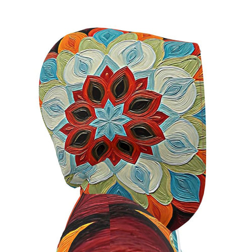 Brown Mandala Design RainCoat