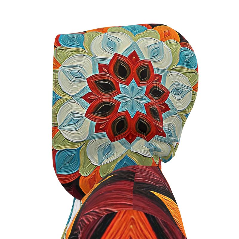 Brown Mandala Design RainCoat
