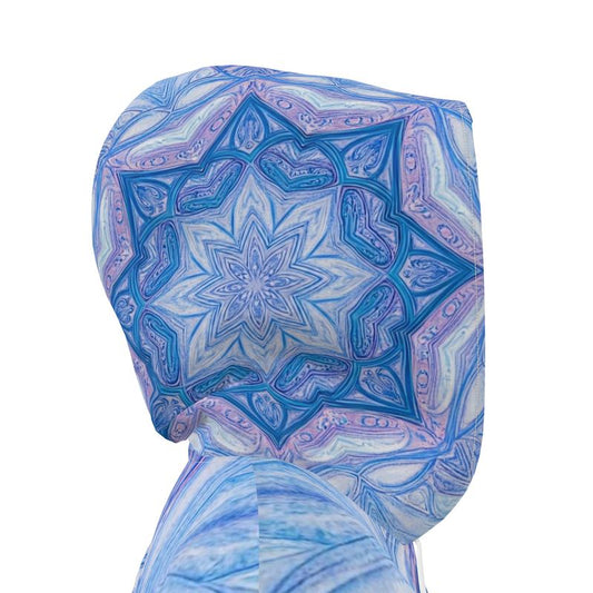 Blue Mandala Rain Coat