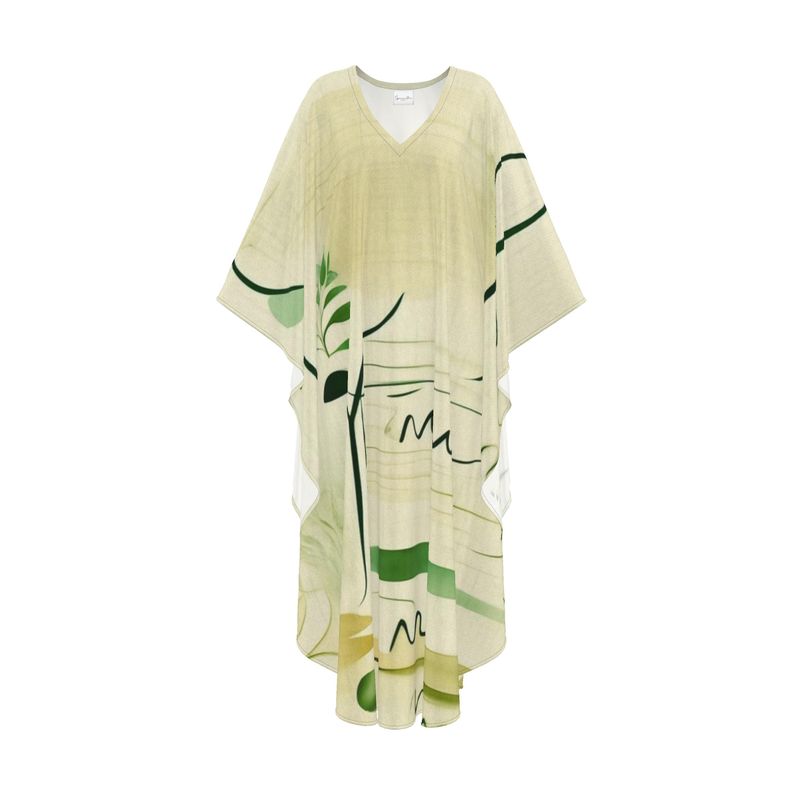 Natural Green Kaftan