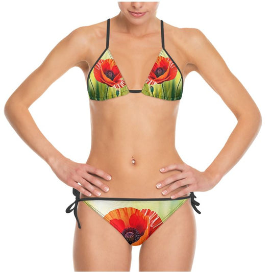 red poppy Bikini