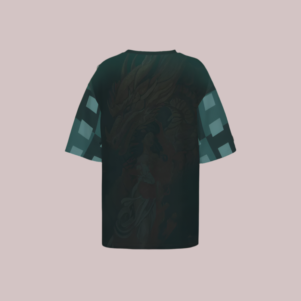 Dragon and the Girl Oversized T-Shirt